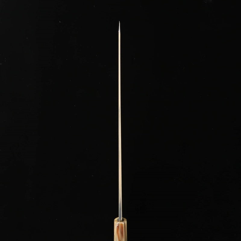 酔心 SUISIN 富樫憲治作 剣型柳刃 青紙一号 本霞 黒檀柄 (300mm)