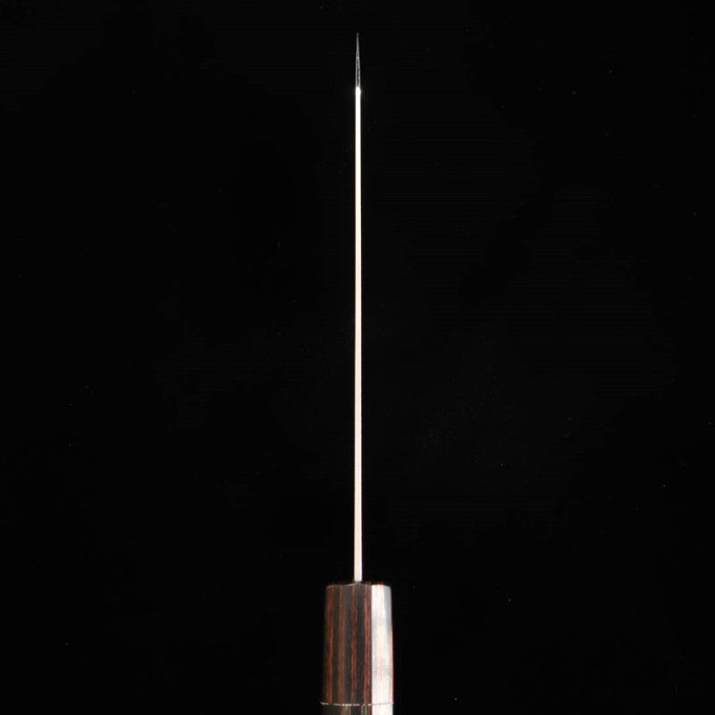 TOSHITAKA 切付 ZDP ダマスカス- Black - 黒合板柄 (180mm)