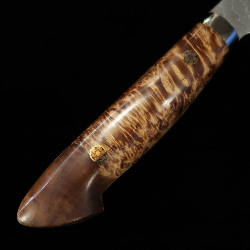 NIGARA Nakiri SG2 Polished Hammered with Custom Handle (180mm)