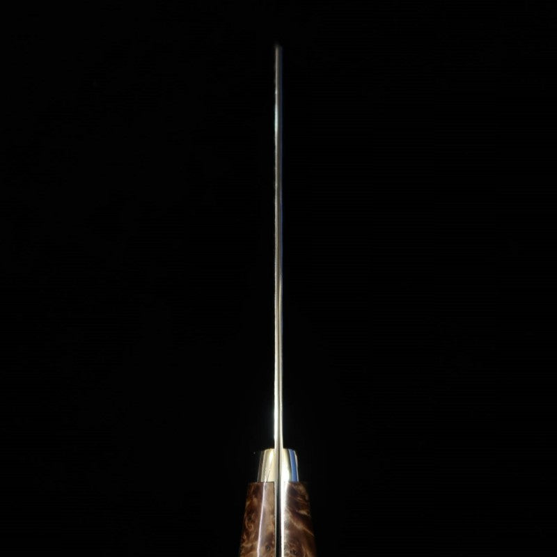 NIGARA Nakiri SG2 Polished Hammered with Custom Handle (180mm)