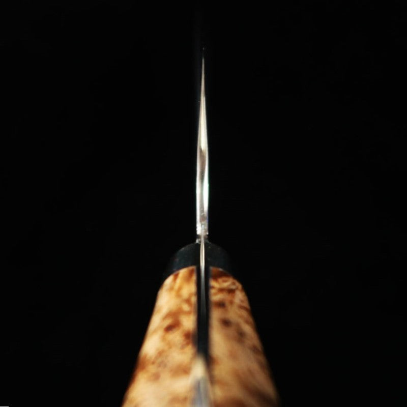 NIGARA Nakiri SG2 Polished Hammered with Custom Handle (180mm)