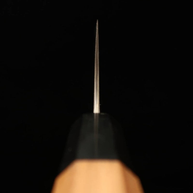 二唐刃物鍛造所 NIGARA 切付菜切 SG2 暗紋 ダマスカス チークハンドル (180mm)