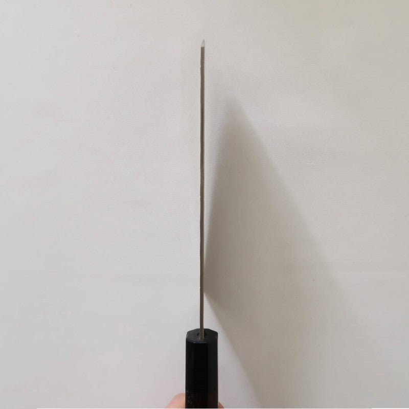 NIGARA Nakiri SPG STRIX Hammered Damascus Rosewood Handle (180mm)