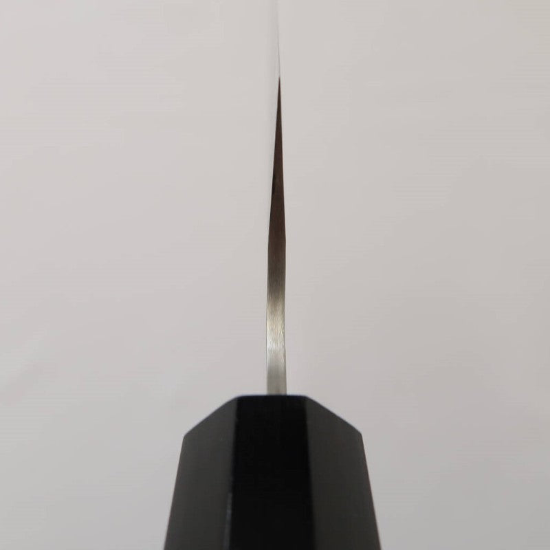 NIGARA Nakiri SPG STRIX Hammered Damascus Rosewood Handle (180mm)