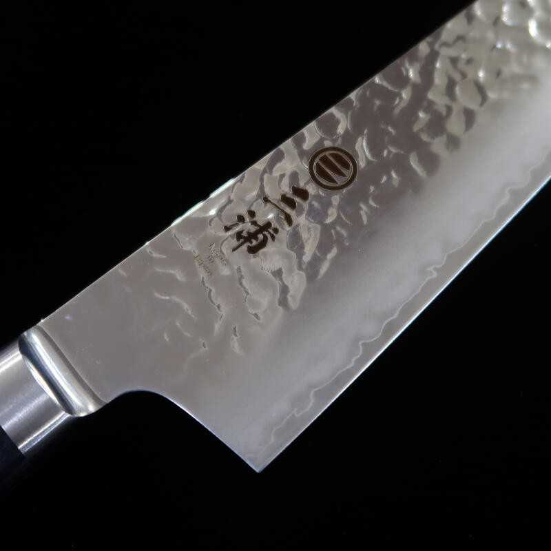 Miura MIURA 10A inox martelé, Kirituke Santoku (195 mm)