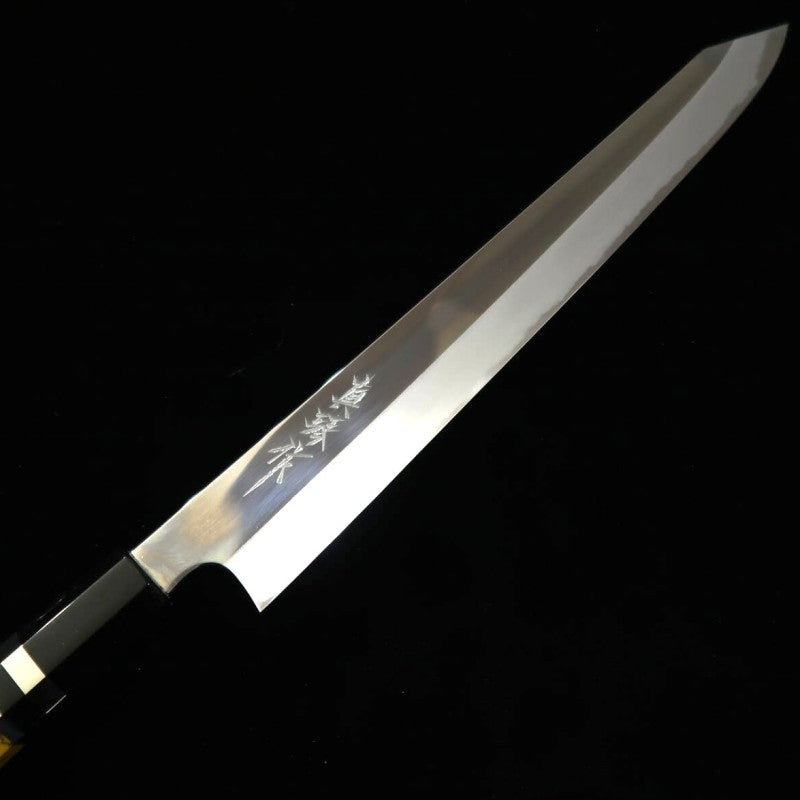 田所刃物 TADOKORO HAMONO 真琴作 鏡面 青紙二号 切付筋引 カスタムハンドル (300mm)