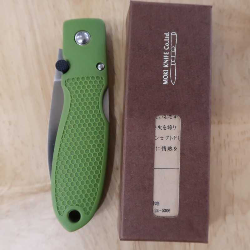 モキMOKI TP-921/a1 クープ AUS-8 グロリンハンドル オリーブグリーン (63mm)