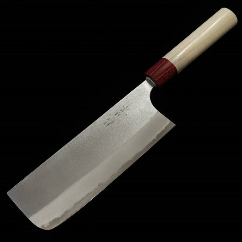 昌景 MASAKAGE -シリーズ雪 - 菜切 白二鋼 梨地 (165mm)