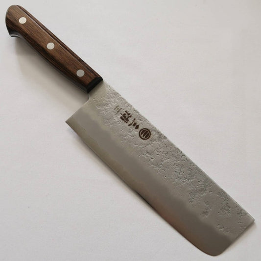 Miura MIURA, Nakiri Gin-san n°3, finition Nashiji, manche en bois composite brun (165 mm)
