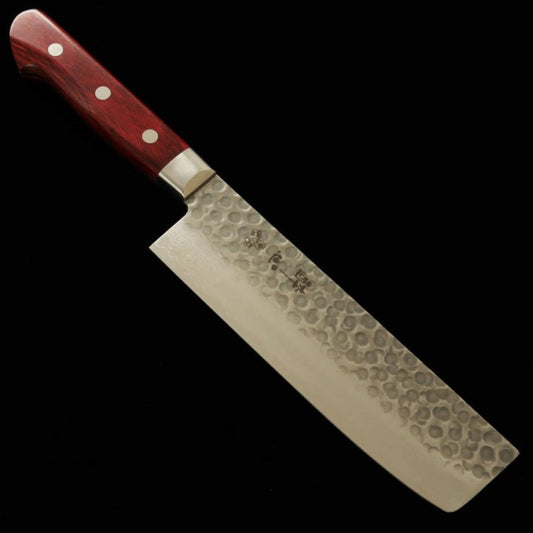 Nakiri SUISIN VG-10 Damasco Mango color vino (165 mm)