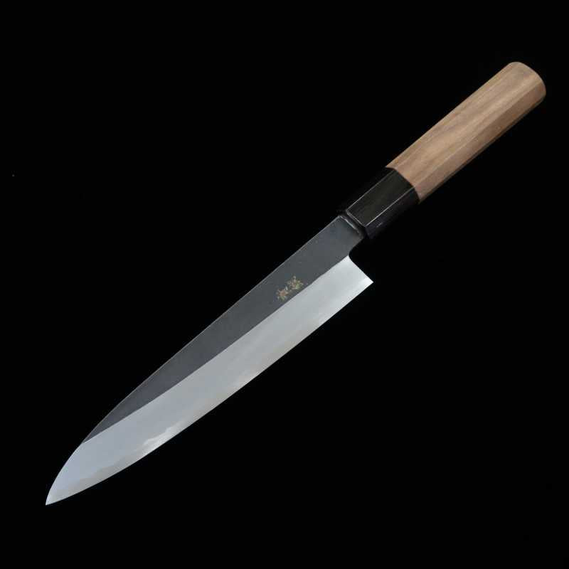Kagekiyo PETTY Kurouchi Aogami #2 Cabo octogonal de nogueira (150mm)