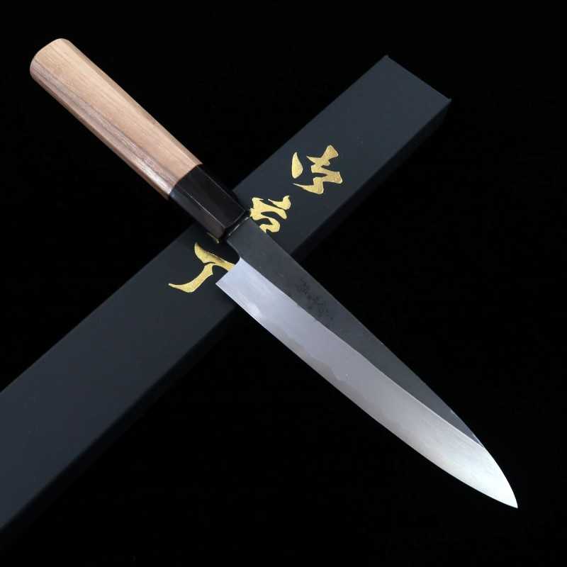 Kagekiyo PETTY Kurouchi Aogami #2 Cabo octogonal de nogueira (150mm)