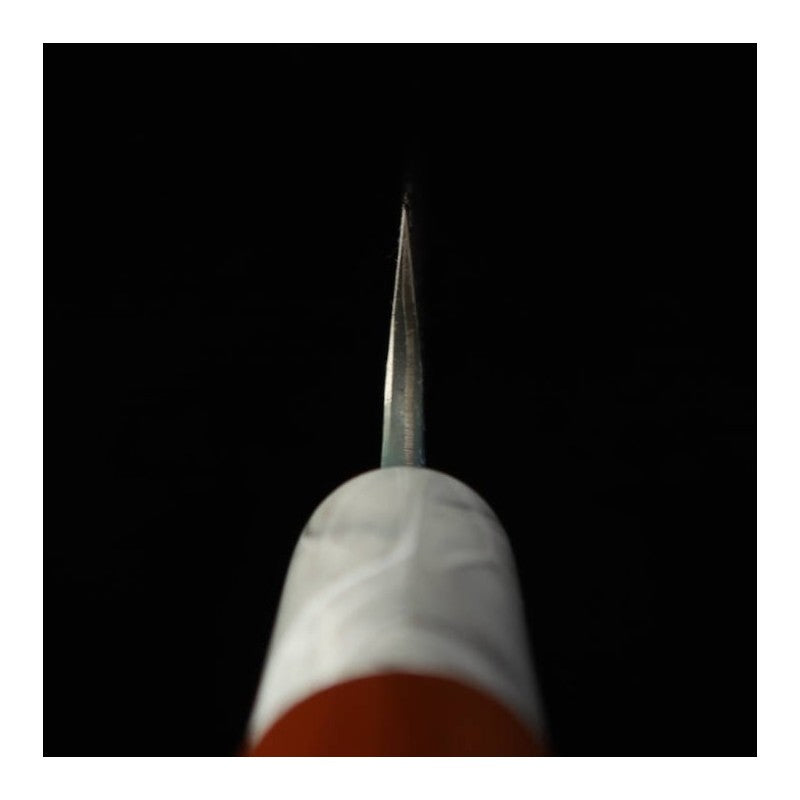 Japanese Petty knife MASAKAGE Mizu Aogami No.2 Kurouchi American cherry handle (150mm)