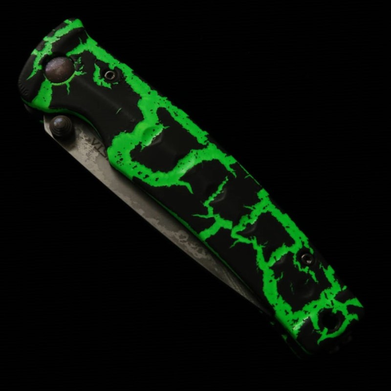 Canivete MCUSTA edição limitada Infinity 004 Venom Damascus (85mm)