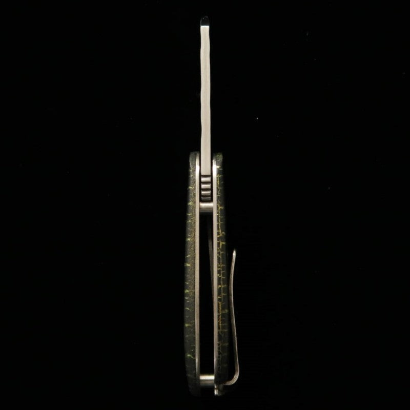 Canivete MCUSTA edição limitada Infinity 021 Energy Hammered Damascus (45mm)