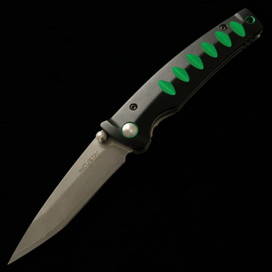 Navaja plegable MCUSTA - Serie Katana - MC-0044C - VG-10 - Negro/Verde (85mm)
