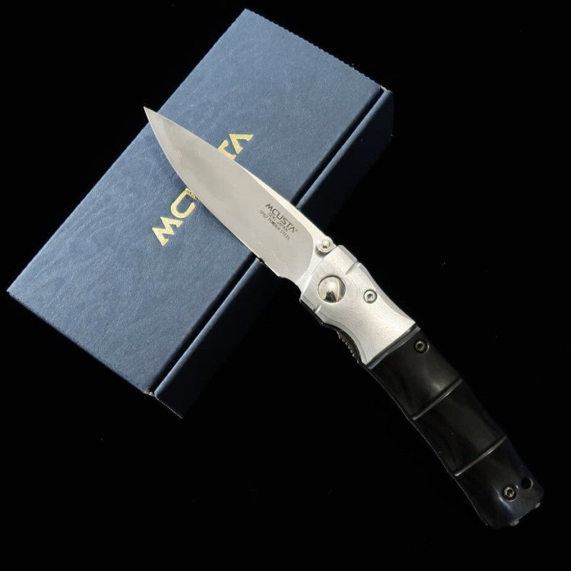 MCUSTA Shinra Mixture MC-0146G - Bambú - SG2 - Mango de pakkawood negro (71 mm)