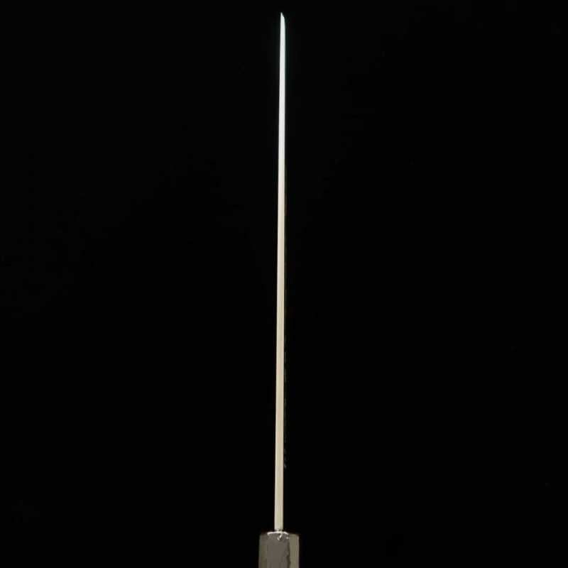 SAKAI TAKAYUKI Genbu VG10 monobloc, Tako-biki à bout arrondi, manche octogonal en wengé (300 mm)