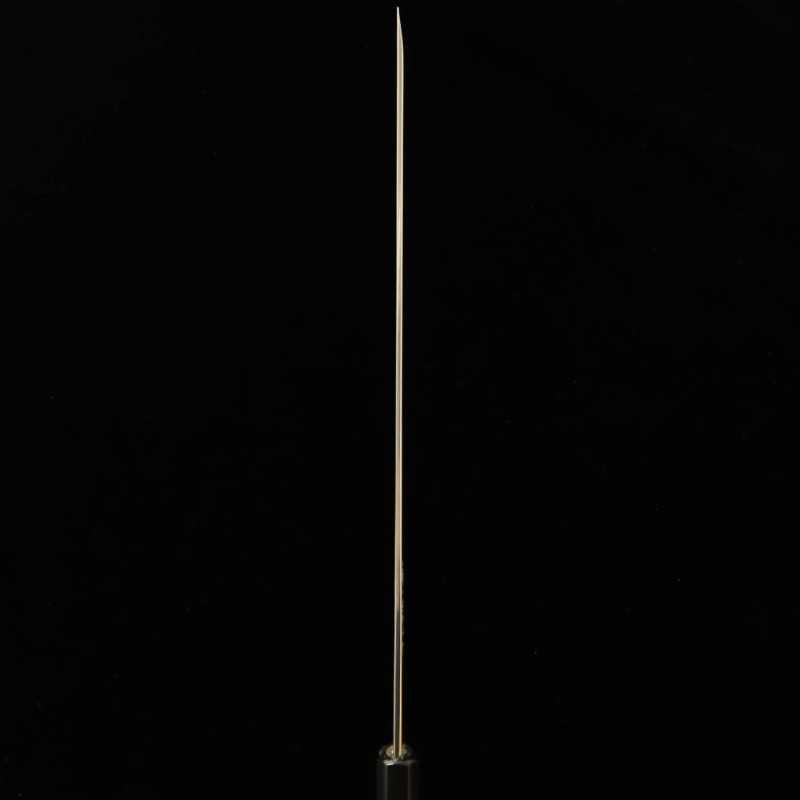 Tadokoro Hamono TADOKORO HAMONO Makoto Gin-san No.3 Takobiki bout rond Finition miroir Manche en ébène (300 mm)