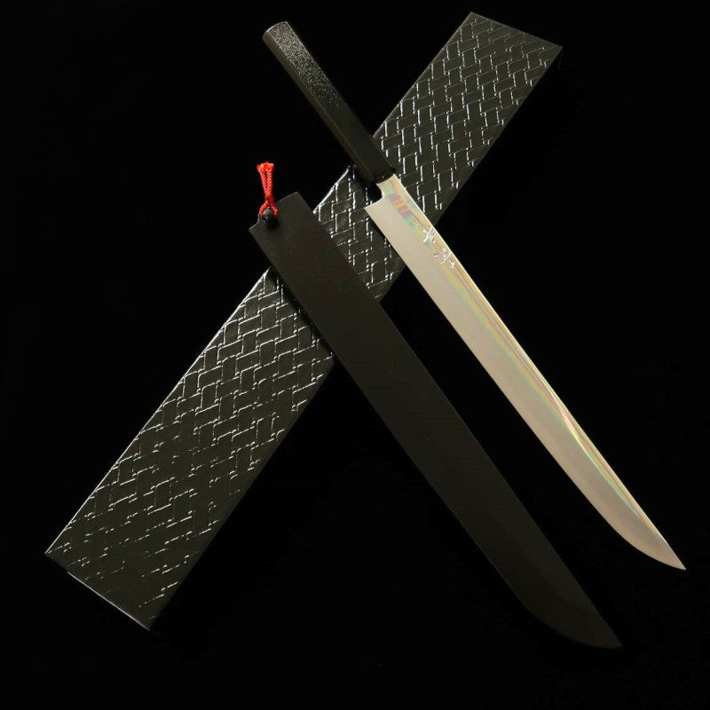 Yanagiba KAGEKIYO VG10 Mirror Finish Hirame Handle Sword-Shaped (300mm)