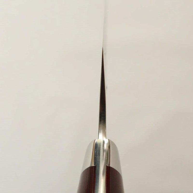 Santoku Yuta Katayama "Akatsuki" SG2 Damasco cabo em Micarta (180mm)