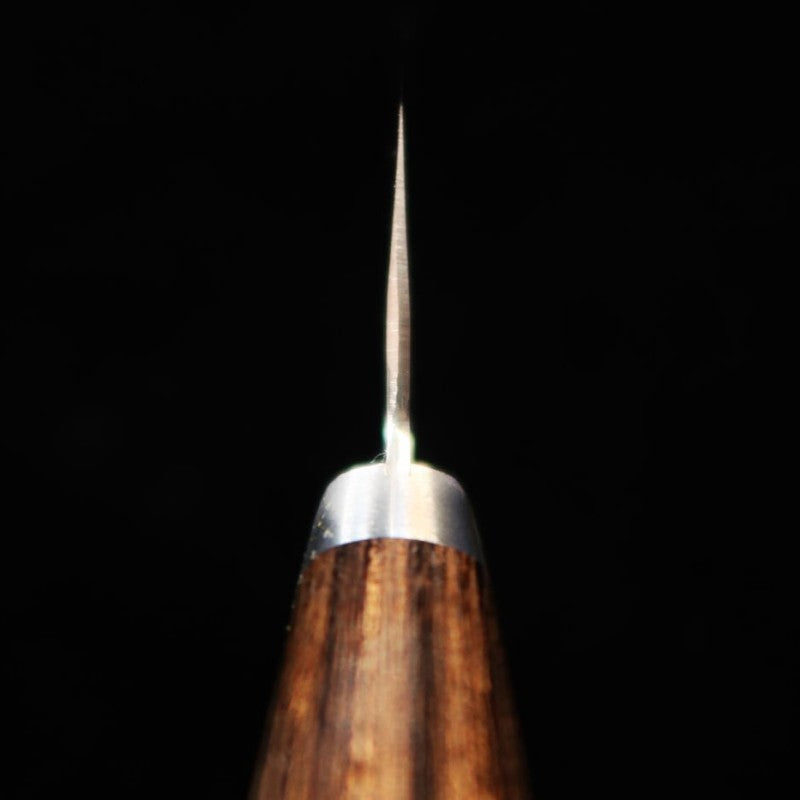 Miura Santoku Kokuryu VG10 Hammered Damascus Brown Ash Handle (170mm)