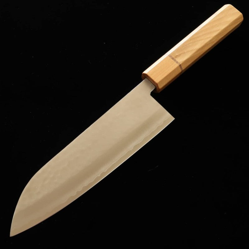 Santoku Miura V1 martelada Cabo em Sakura (170mm)