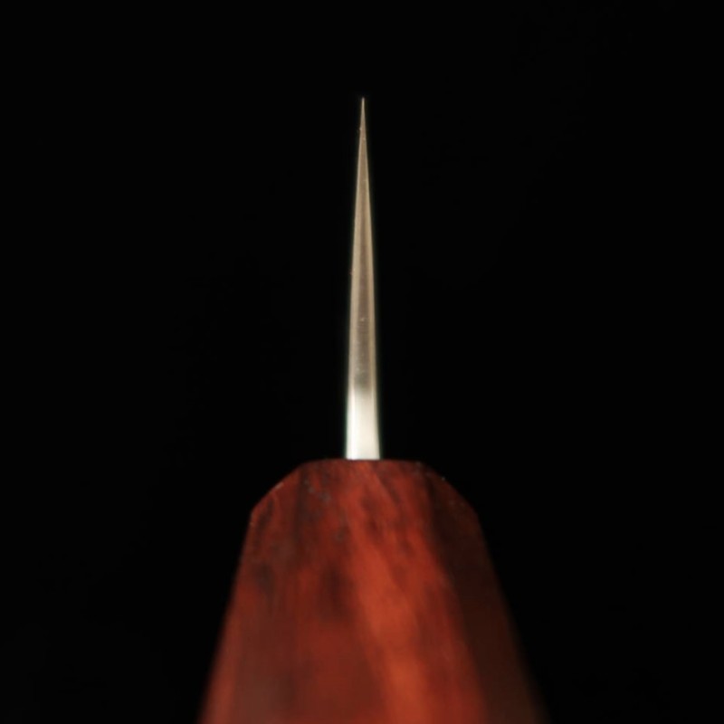 Miura MIURA Santoku Gin-san No.3, finition polie, manche violet éclatant (165 mm)