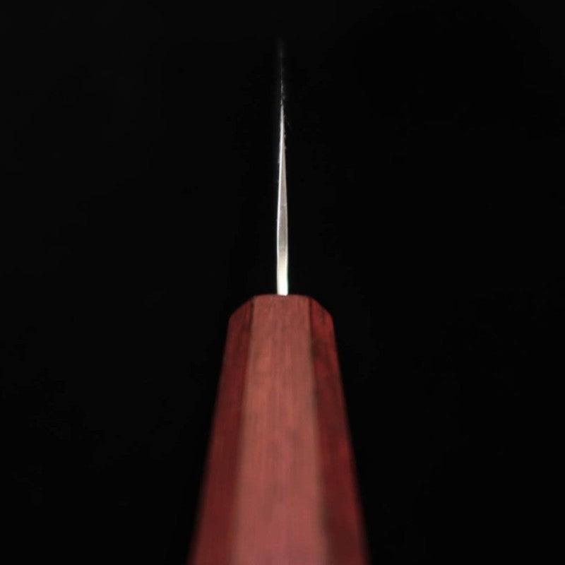 Santoku MIURA SLD acabado Nashiji Mango de roble octogonal (165 mm)