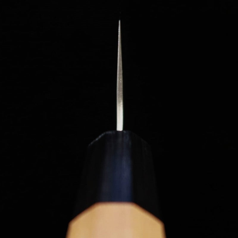 三浦 MIURA 三徳 440C 梨地 ダマスカス 桜八角柄 (165mm)