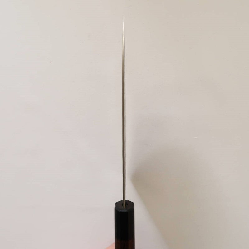 二唐刃物鍛造所 NIGARA SPG STRIX 槌目ダマスカス 三徳 紫檀柄 (165mm)