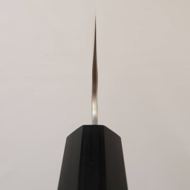 二唐刃物鍛造所 NIGARA SPG STRIX 槌目ダマスカス 三徳 紫檀柄 (165mm)