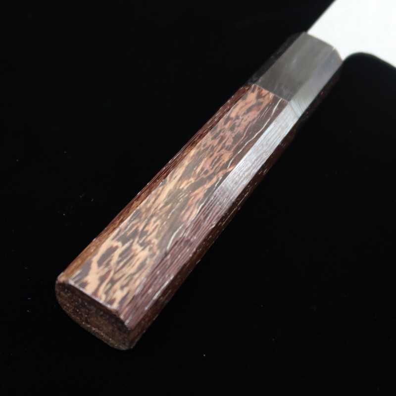 NIGARA Hamono Forge VG10 Damas martelé, Santoku, manche en wengé (180 mm)