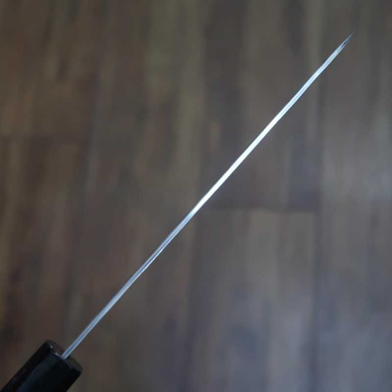 NIGARA Hamono Forge VG10 Damas martelé, Santoku, manche en wengé (180 mm)