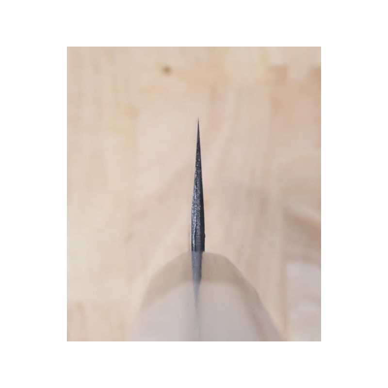 SUISIN Santoku Kenji Togashi's Kurouchi Series White Steel No.2 (180mm)