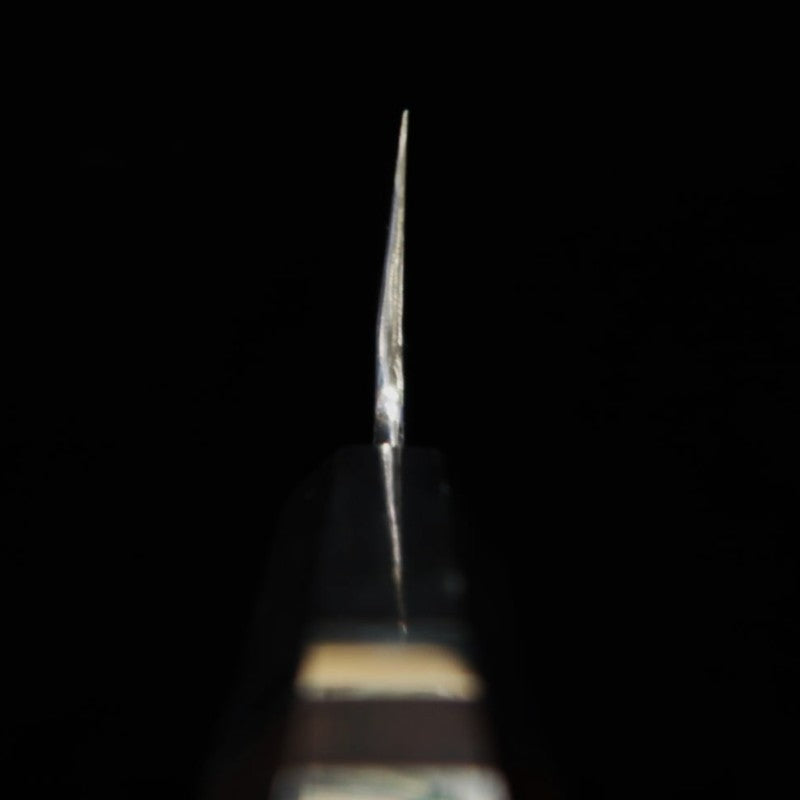 三浦佩 MiuraObidama 片刃牛刀 青紙二号 黒檀銀巻柄 (240mm)