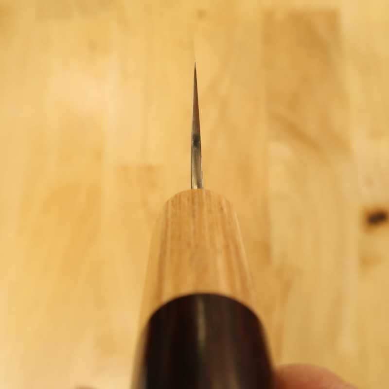 Sujihiki Yuta Katayama VG10 Damascus Polished Finish Rosewood Chestnut Handle (240/270mm)
