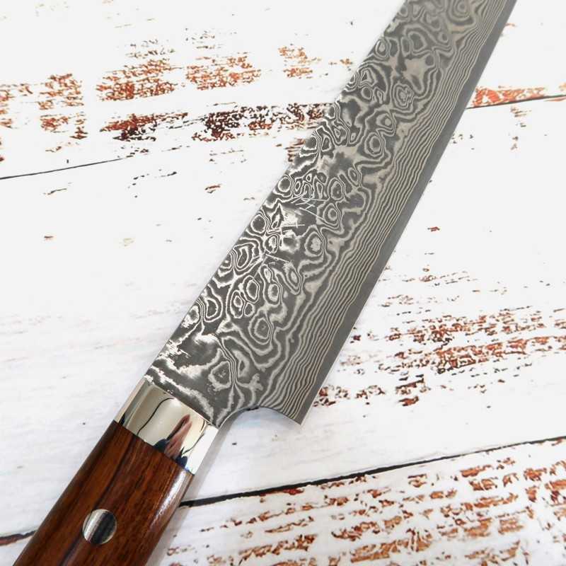 SAJI TAKESHI Slicer R2 Black Finish Cabo de Ironwood (240mm)