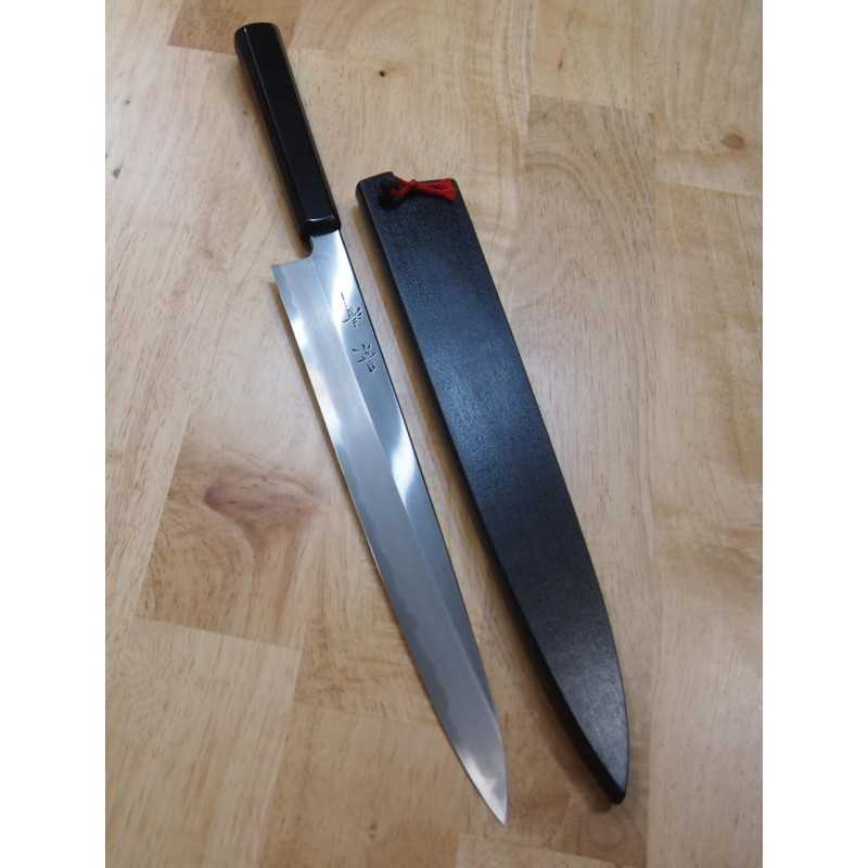 Kagekiyo KAGEKIYO Sujihiki Blue Paper n°1 laque noire (240/270 mm)