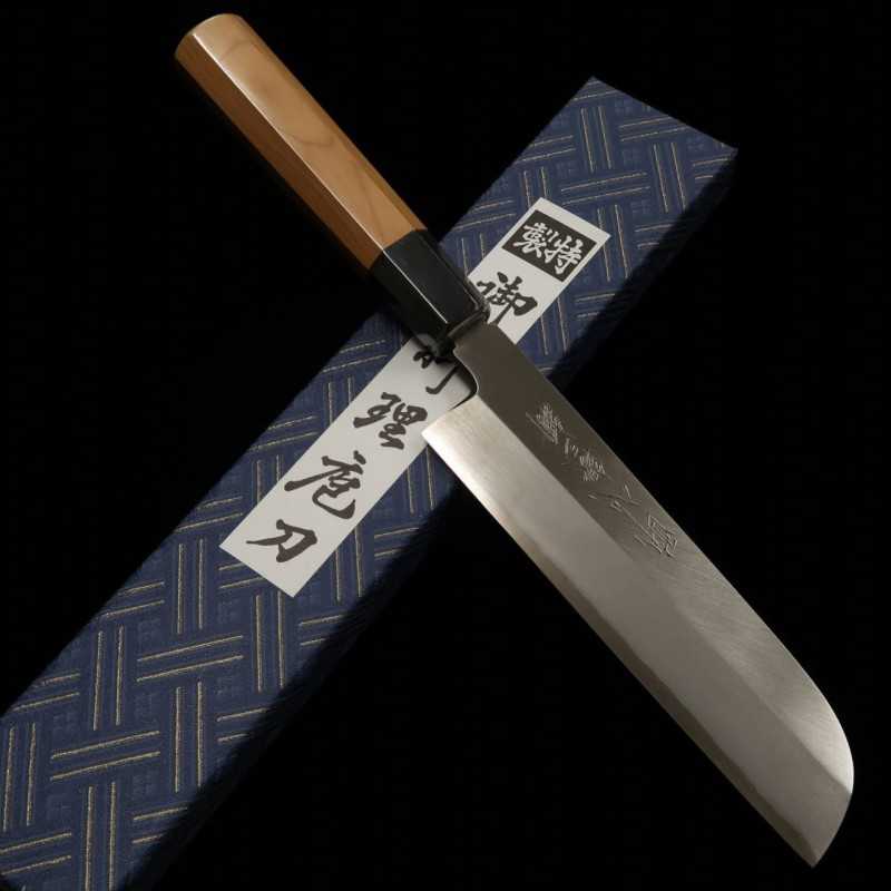 酔心 SUISIN 鎌形薄刃 銀紙三号 朴鞘 -怜蘭帯-(180mm)