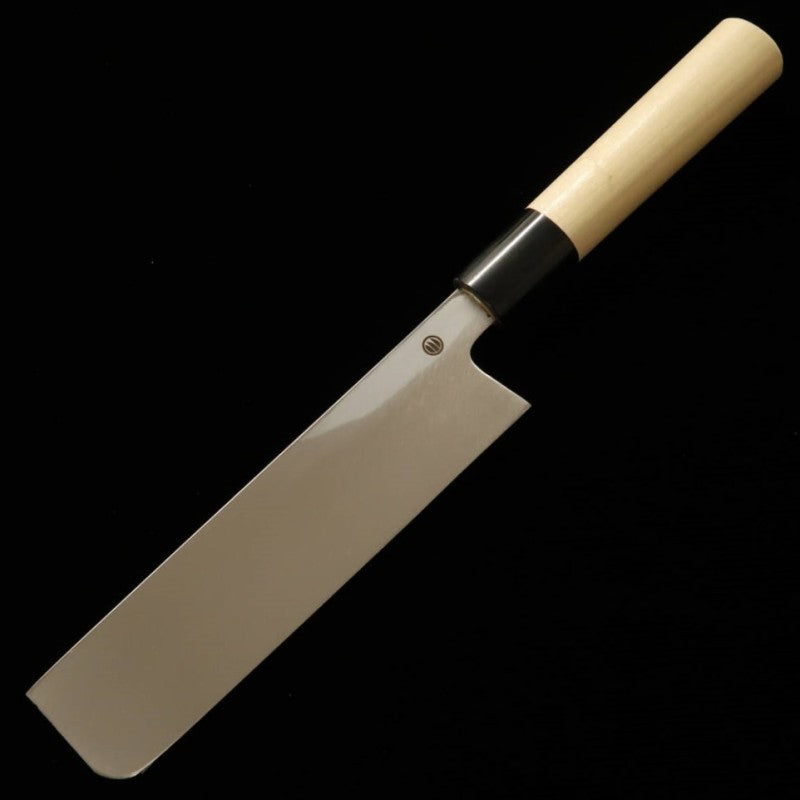 三浦MIURA 薄刃 白紙二号 霞仕上げ 朴柄 (180-210mm)