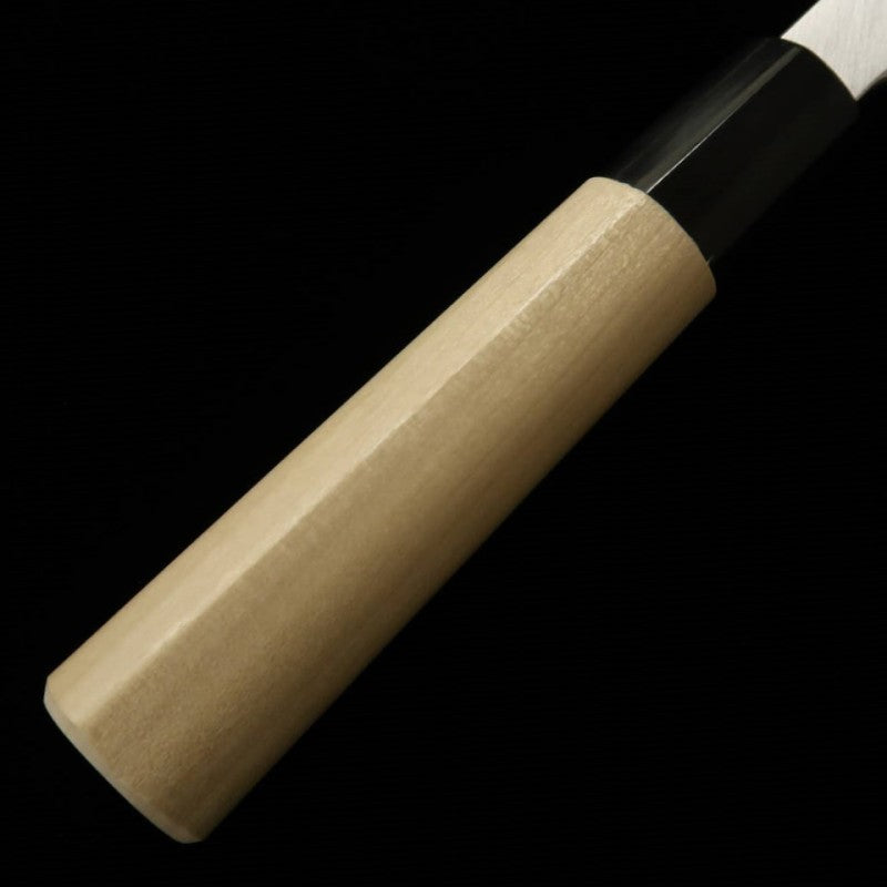 三浦MIURA 薄刃 白紙二号 霞仕上げ 朴柄 (180-210mm)