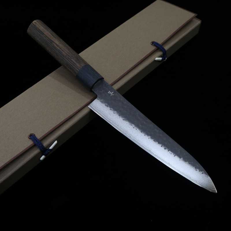 Shizu Takumi Gen VG-10 Finition noire Damas Couteau utilitaire (160 mm)