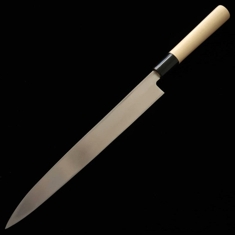 Yanagiba MIURA aço inox molibdênio cabo em Magnólia (240-300mm)