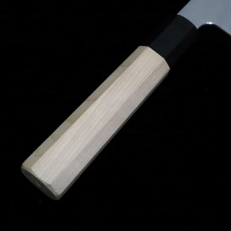 MIZUNO TANRENJO Gen Akihisa, gyuto forgé en acier bleu, manche octogonal en magnolia (240mm)