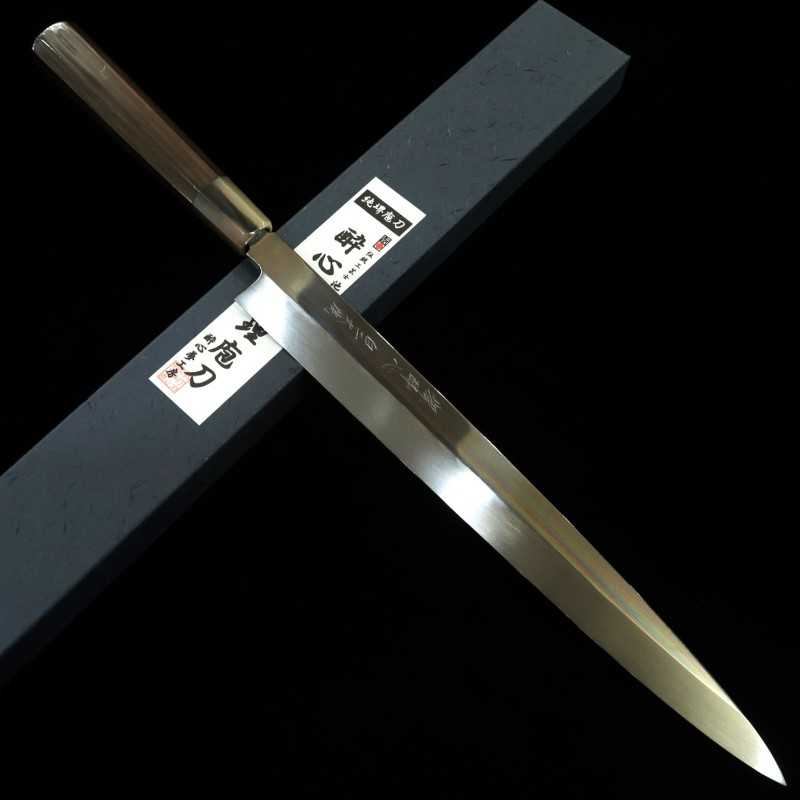 Yanagiba SUISIN by Yoshikazu Ikeda Shirogami No. 2 Mirror finish Mizumoto-yaki (330mm)