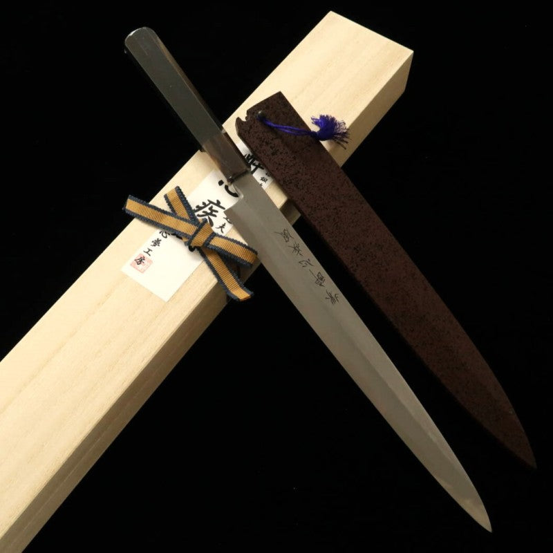 酔心 SUISIN 土井逸夫作 疾風 青紙二号 柳刃 本霞 (300mm)