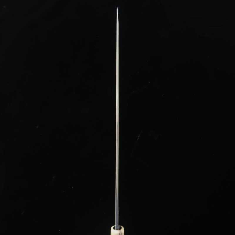 Yanagiba SUISIN by Yoshikazu Ikeda Shirogami No. 2 Mizuhonyaki Mirror finish Ebony octagonal handle (300mm)