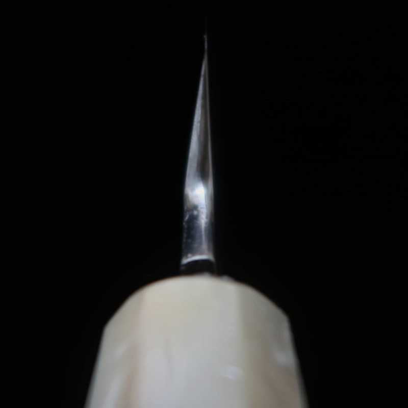 Yanagiba SUISIN by Yoshikazu Ikeda Shirogami No. 2 Mizuhonyaki Mirror finish Ebony octagonal handle (300mm)