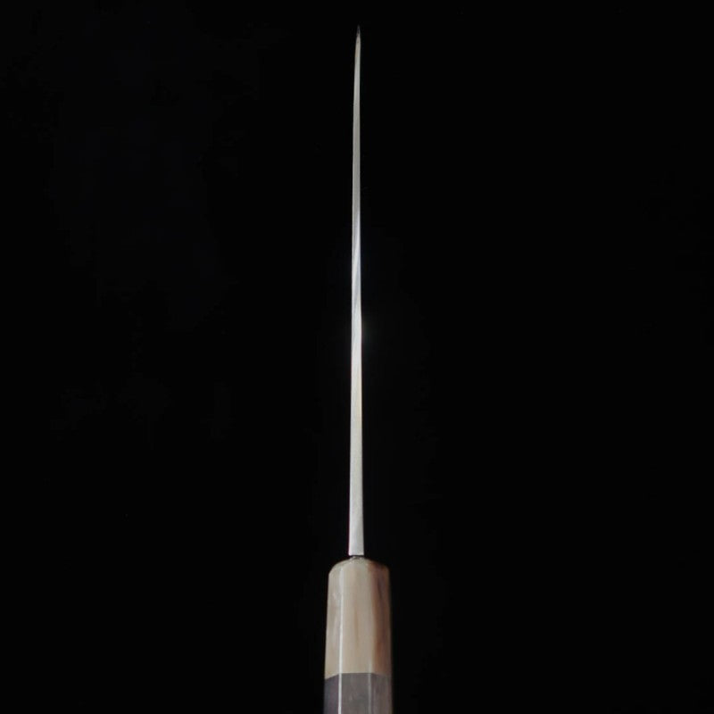 Yanagiba SUISIN Honyaki Aogami No. 2 Cabo em ébano com Saya de magnólia Por Ikeda san (300mm)
